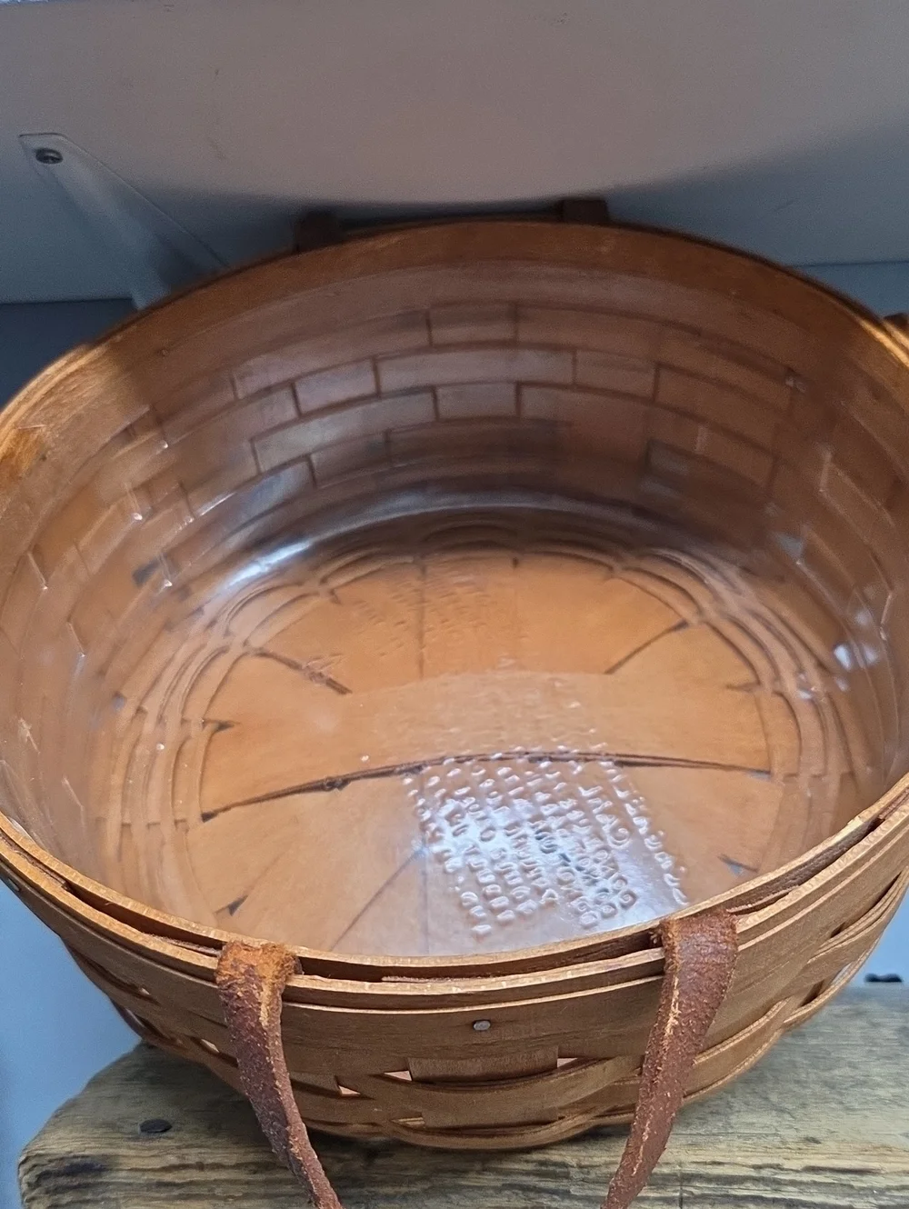 Longaberger handwoven basket